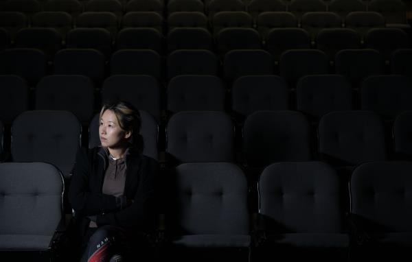 Lin Jo Skytte poses before an interview with The Korea Herald at Herald Square in Seoul, Feb. 27. (Im Se-jun/The Korea Herald)